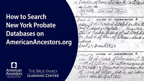 americanancestors org search.